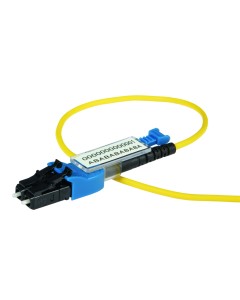 Patchcord duplex, H+S, LC/PC-LC/PC, uniboot push-pull XD, SM 9/125 G.657A2, klasa S, polaryzacja A-B/B-A, LSFH, śr. 2,1mm, 5m, żółty