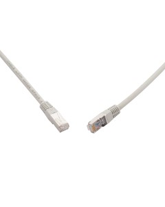 Patchcord miedziany RJ45, ekranowany S/FTP, kat. 6A, dł. 15m, kolor szary, non-snag-proof, kabel LSOH, prosty